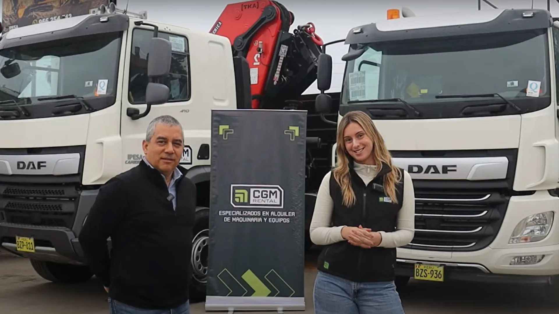 Estrategia y Rendimiento en la Entrega Oficial de Camiones DAF a CGM Rental